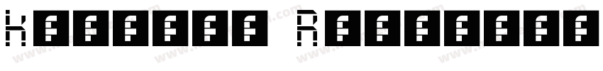 Katerio Regular字体转换